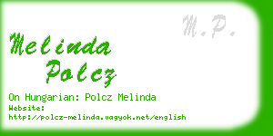 melinda polcz business card